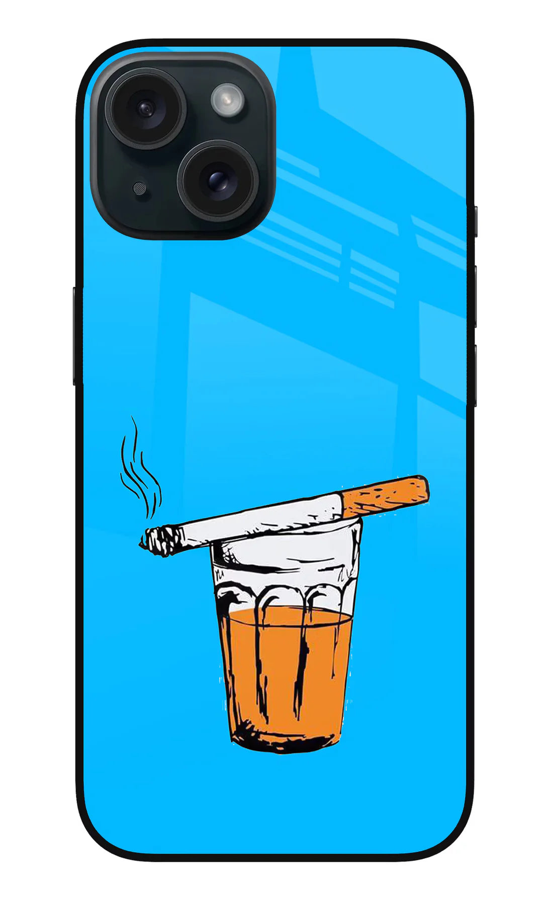 Chai Sutta iPhone 15 Back cover