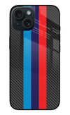 BMW Stripes Pattern iPhone 15 Glass Case