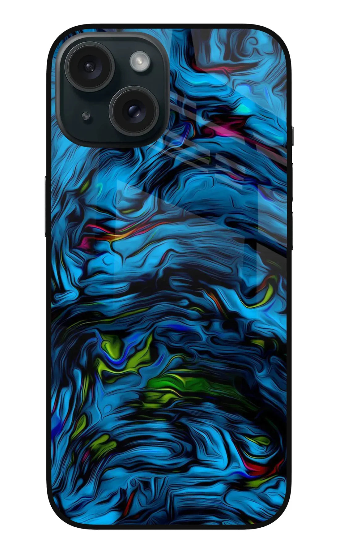 Dark Blue Abstract iPhone 13  Back cover