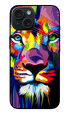 Lion iPhone 15 Plus Glass Case