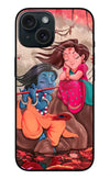 Radhe Krishna iPhone 15 Plus Glass Case