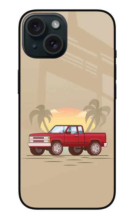 Desert Classic Drive iPhone 15 Plus Back Cover