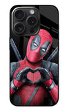 Deadpool iPhone 15 Pro Glass Case