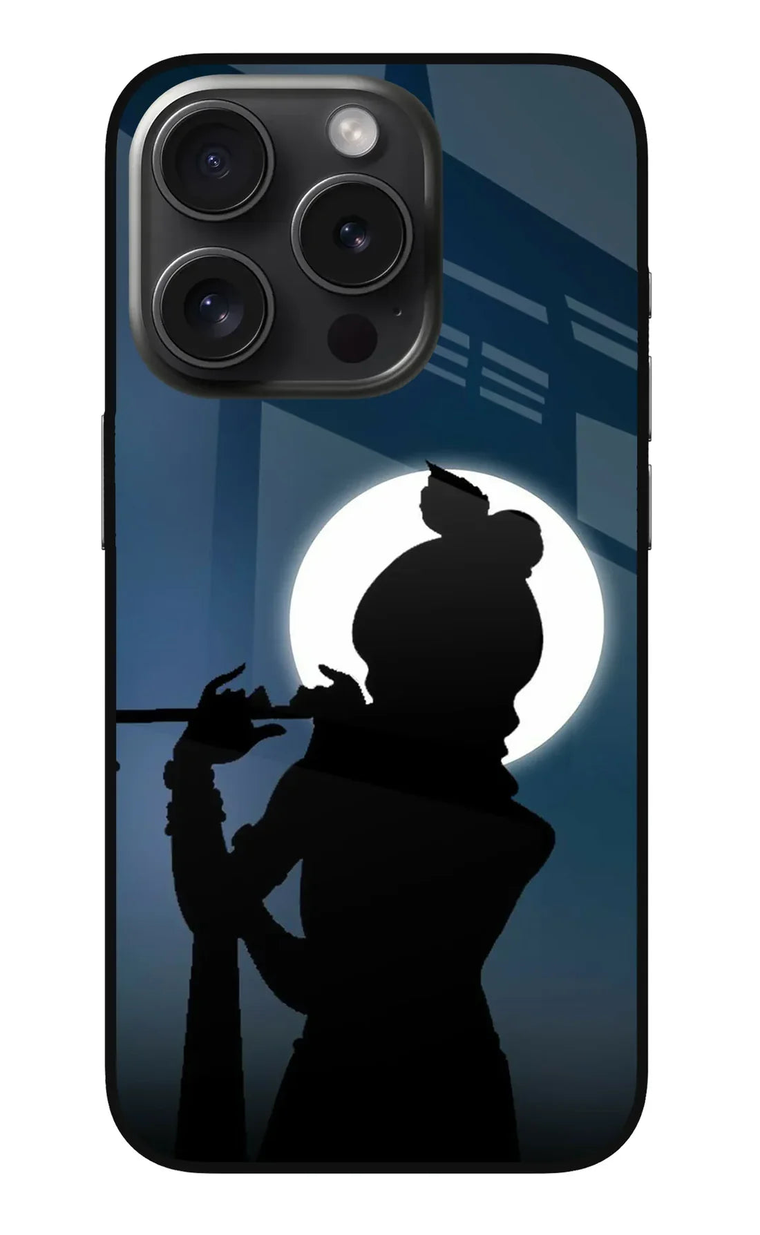 Shri Krishna Silhouette iPhone 15 Pro
