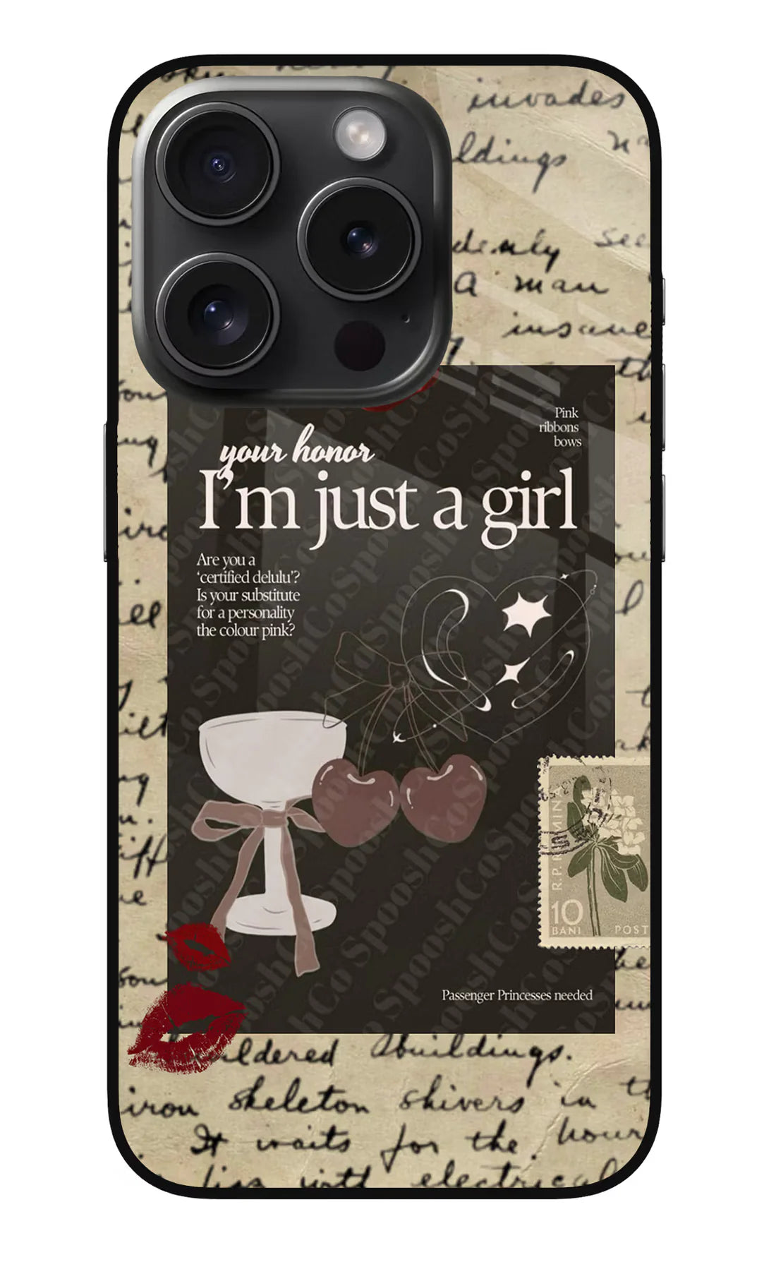 I am just a girl iPhone 15 Pro