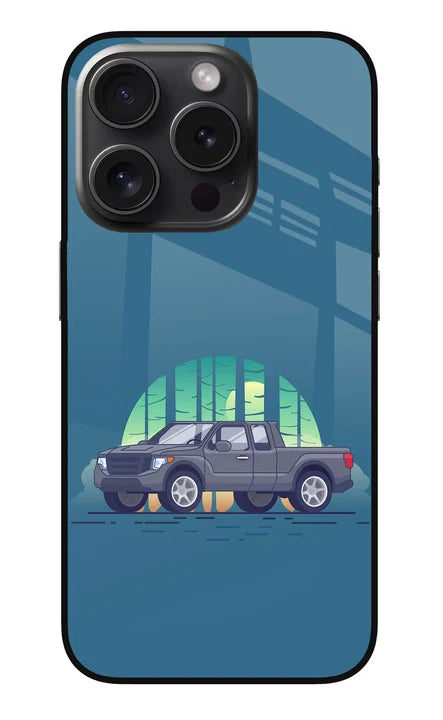 Retro Garage Vibe iPhone 15 Pro Back Cover
