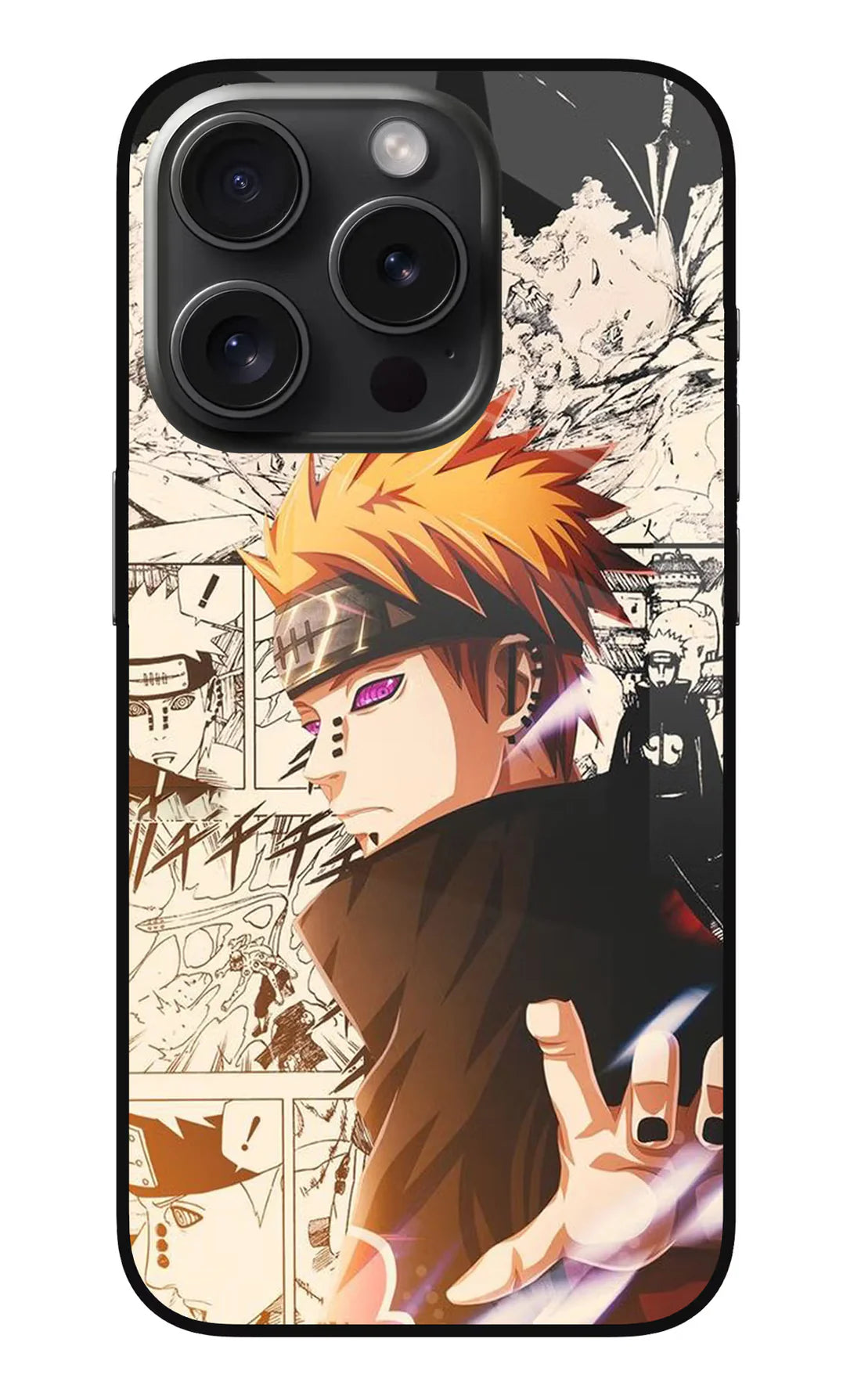 Pain Anime iPhone 15 Pro Max Back cover