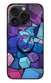 Cubic Abstract iPhone 15 Pro Max Glass Case