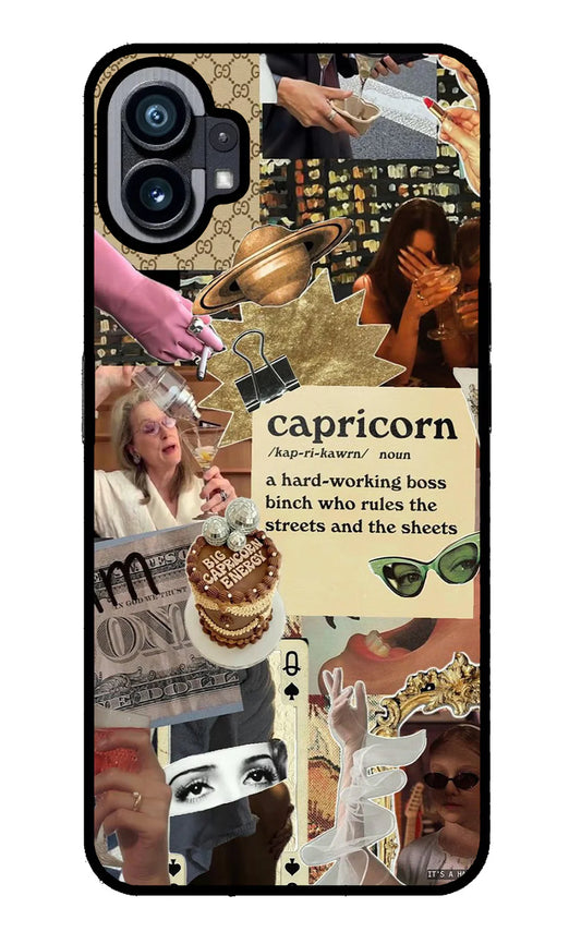 Capricorn Zodiac Nothing Phone 1 Back cover