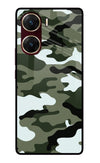 Camouflage Vivo V29E Glass Case