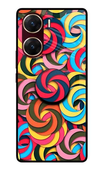 Spiral Pattern Vivo V29E Back Cover