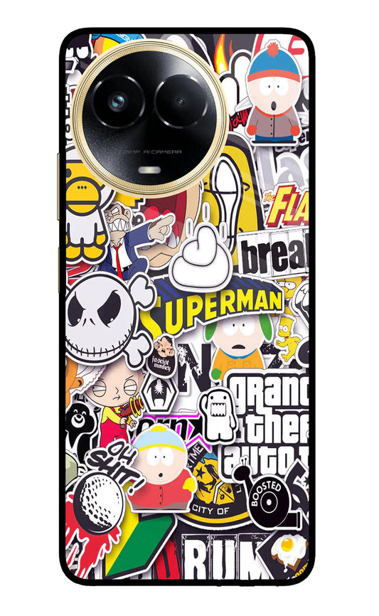 Sticker Bomb Realme 11 5G/11X 5G/C67 Back cover