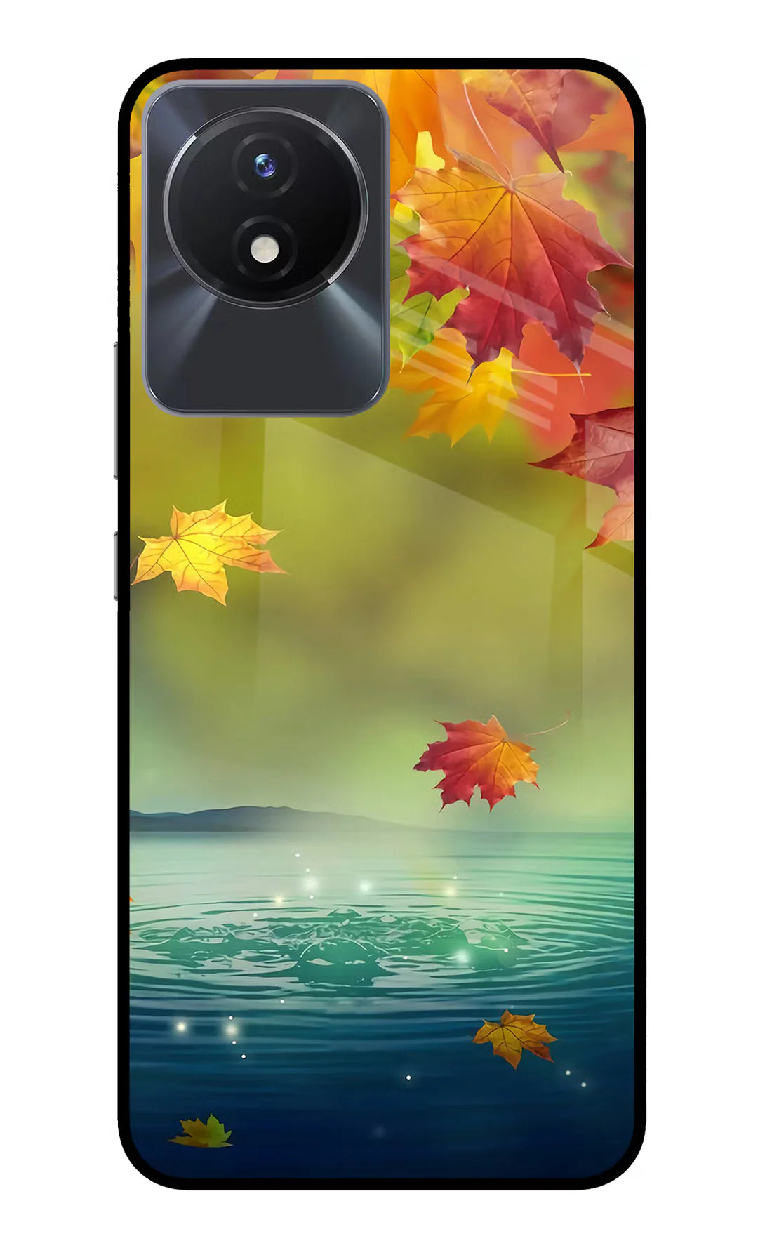 Flowers Vivo Y02/Y02T Back cover