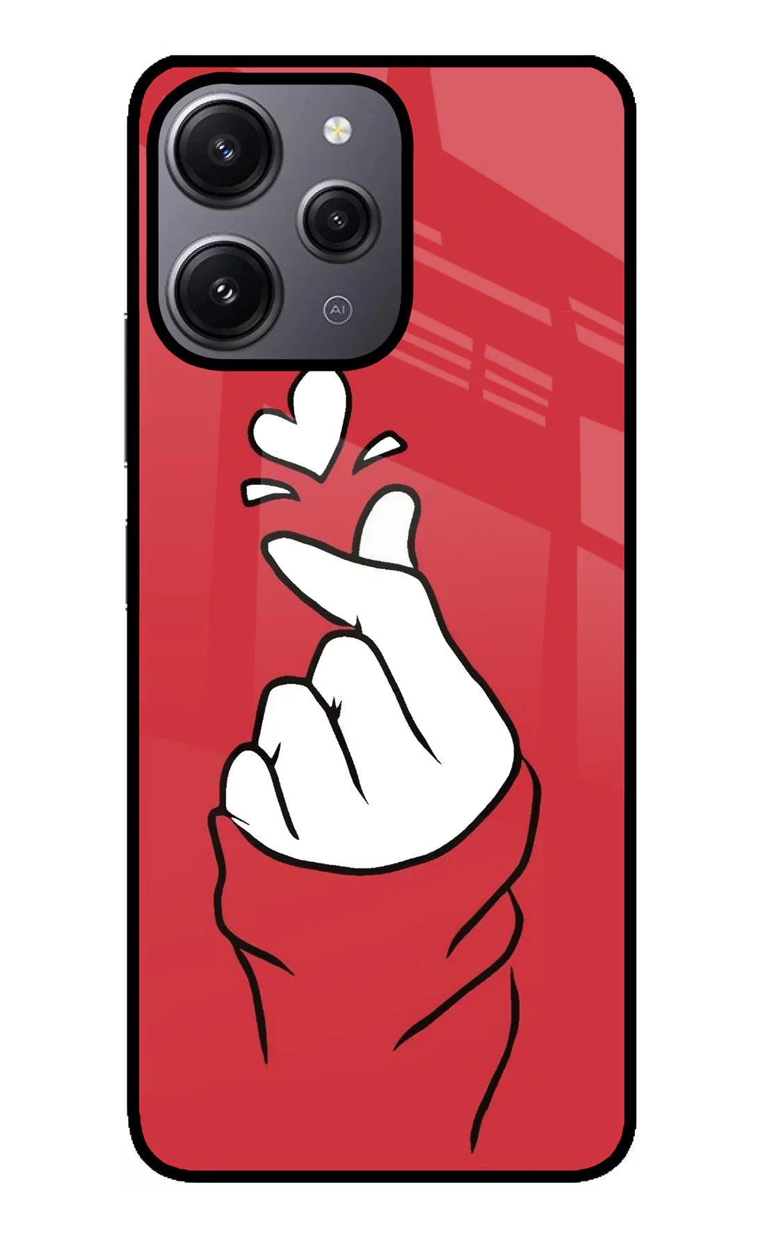 Korean Love Sign Redmi 12 4G Back cover