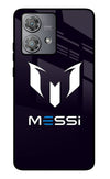 Messi Logo Moto Edge 40 Neo Glass Case