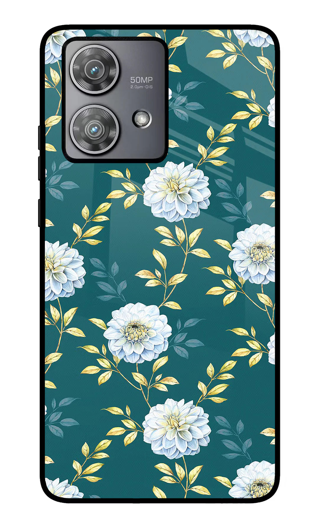 Flowers Moto Edge 40 Neo Back cover
