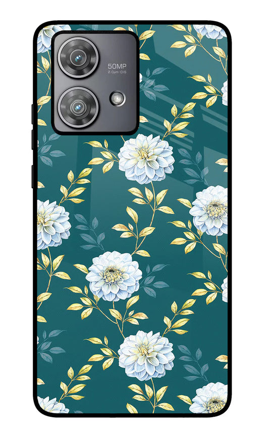 Flowers Moto Edge 40 Neo Back cover