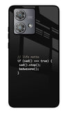 Life Motto Code Moto Edge 40 Neo Glass Case