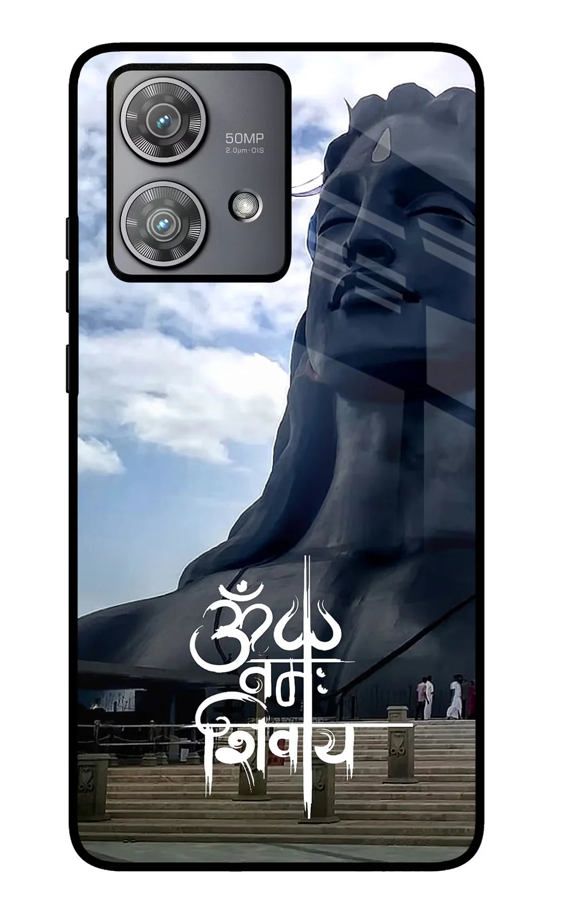Om Namah Shivay Moto Edge 40 Neo  Back cover