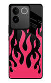 Fire Flames IQOO Z7 Pro 5G Glass Case