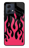 Fire Flames Moto G54 5G Glass Case