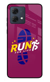 Run for Life Moto G54 5G Glass Case