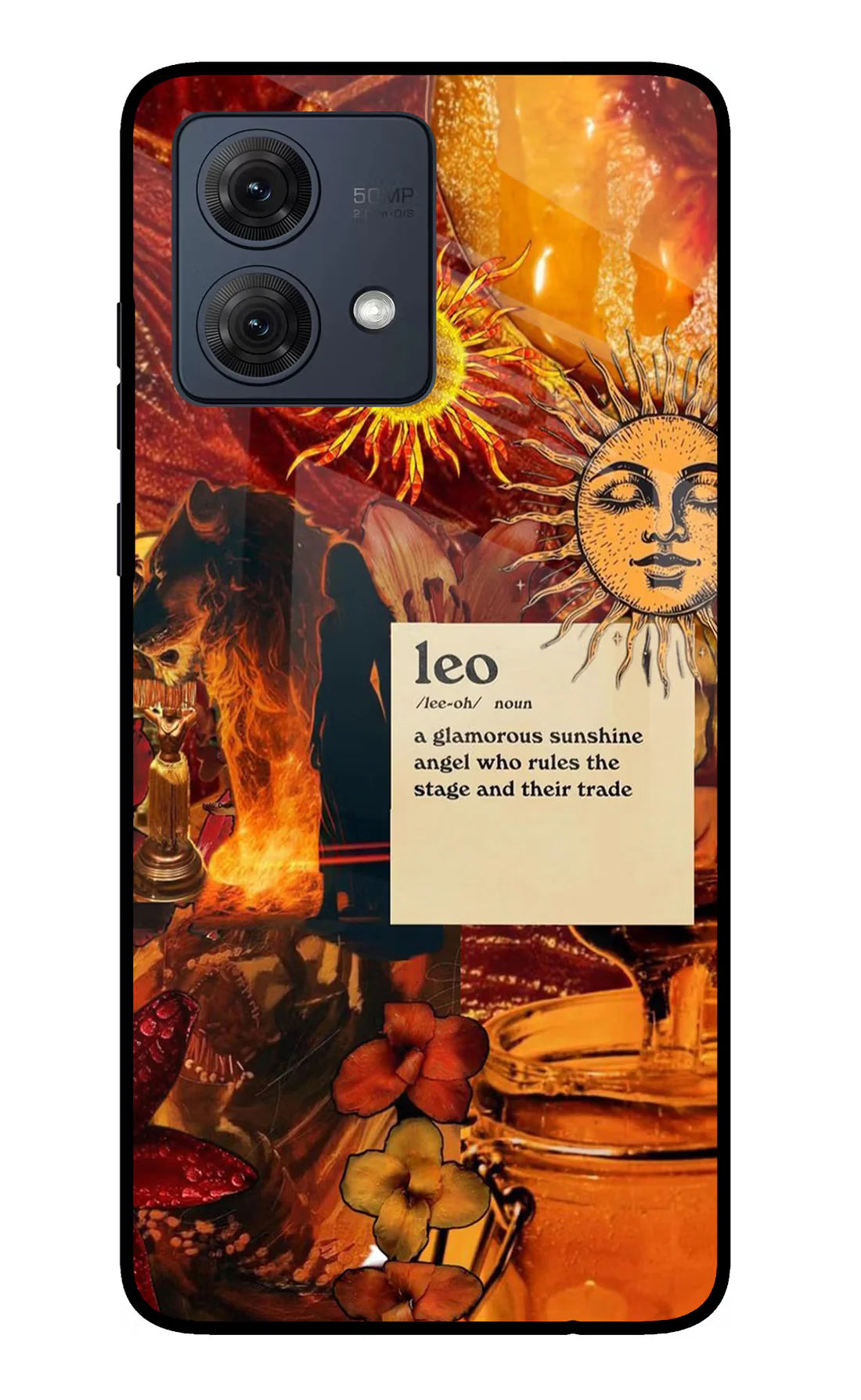 Leo Zodiac Moto G54 5G Back cover