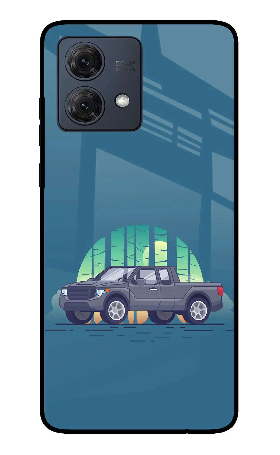 Retro Garage Vibe Moto G84 5G Back cover