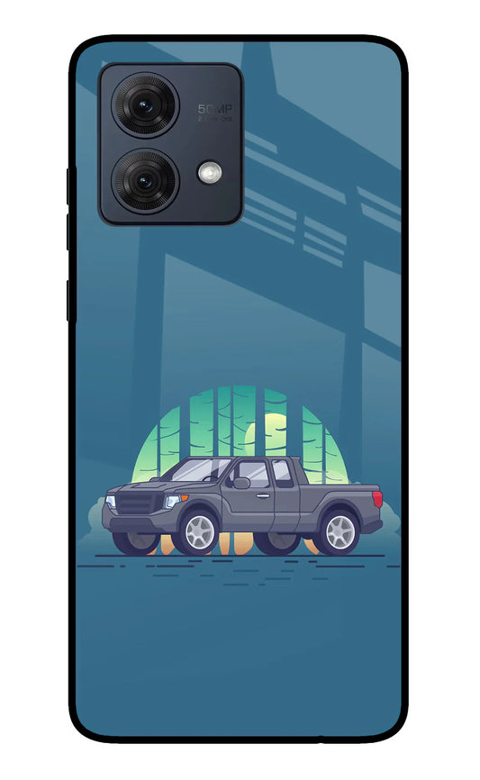 Retro Garage Vibe Moto G84 5G Back cover