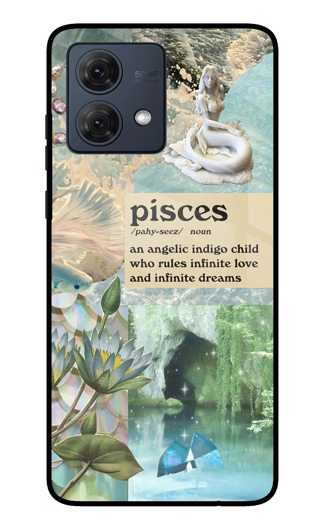Pisces Zodiac Moto G84 5G Back cover