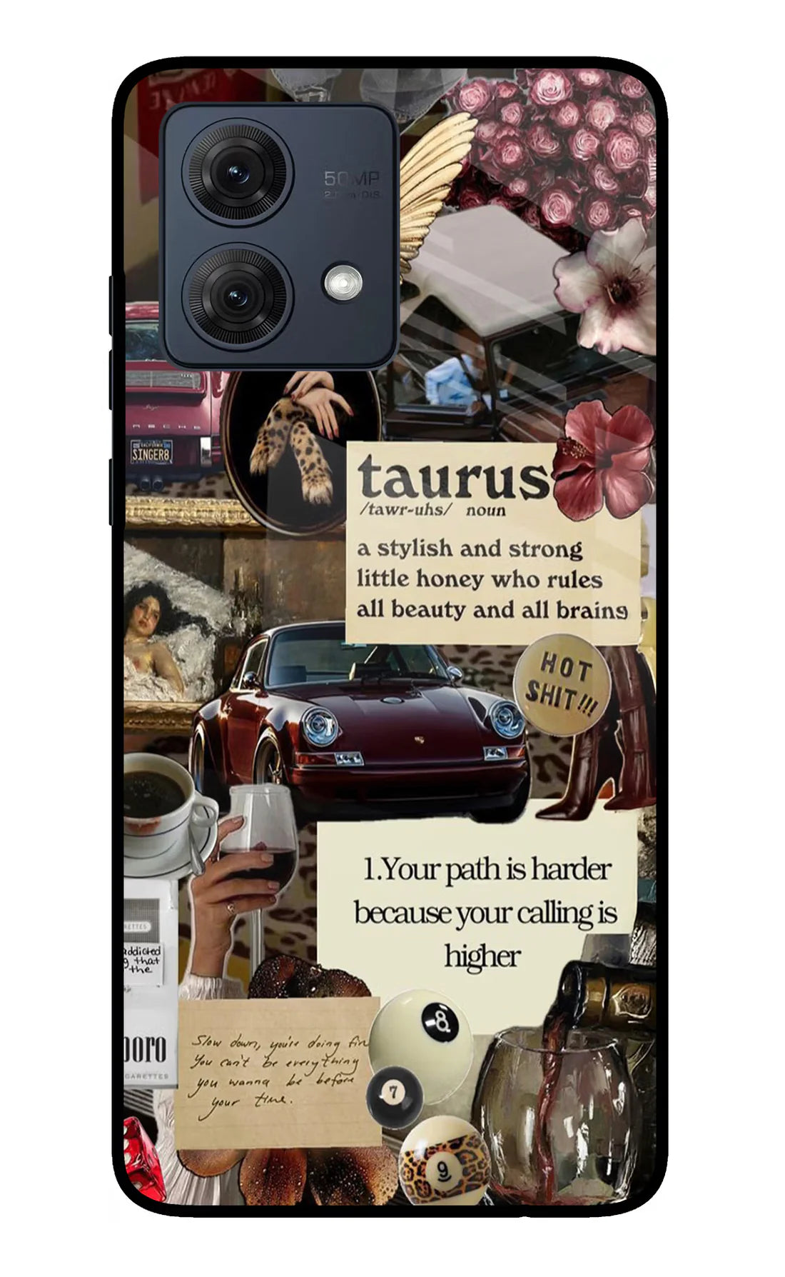 Taurus Zodiac Moto G84 5G Back cover