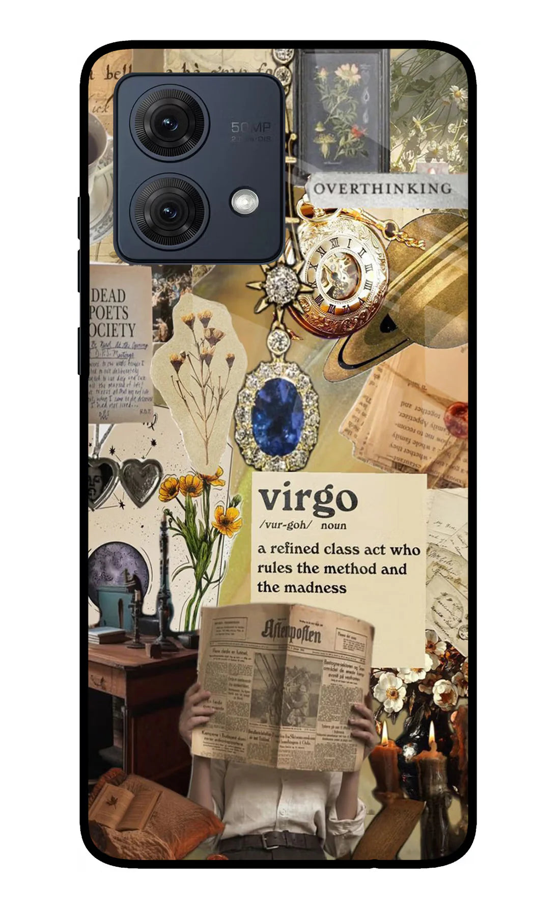 Virgo Zodiac Moto G84 5G Back cover