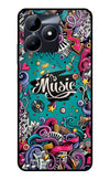 Music Graffiti Realme C53 Glass Case