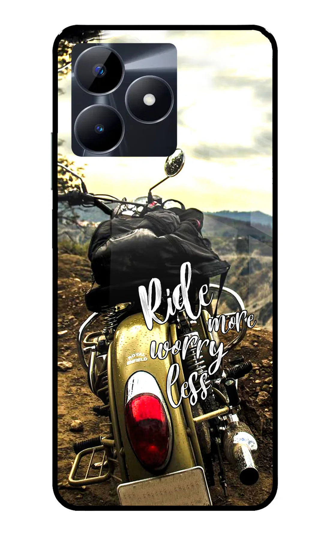 Ride More Worry Less Realme C53 Back cover