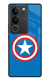 Captain America Logo Vivo V29/V29 Pro Glass Case