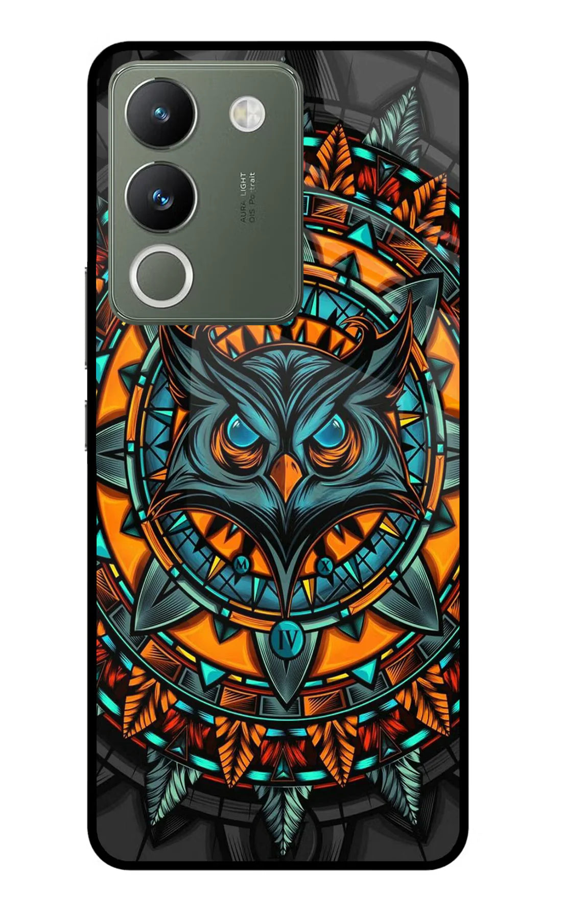 Angry Owl Art Vivo Y200 5G Back cover