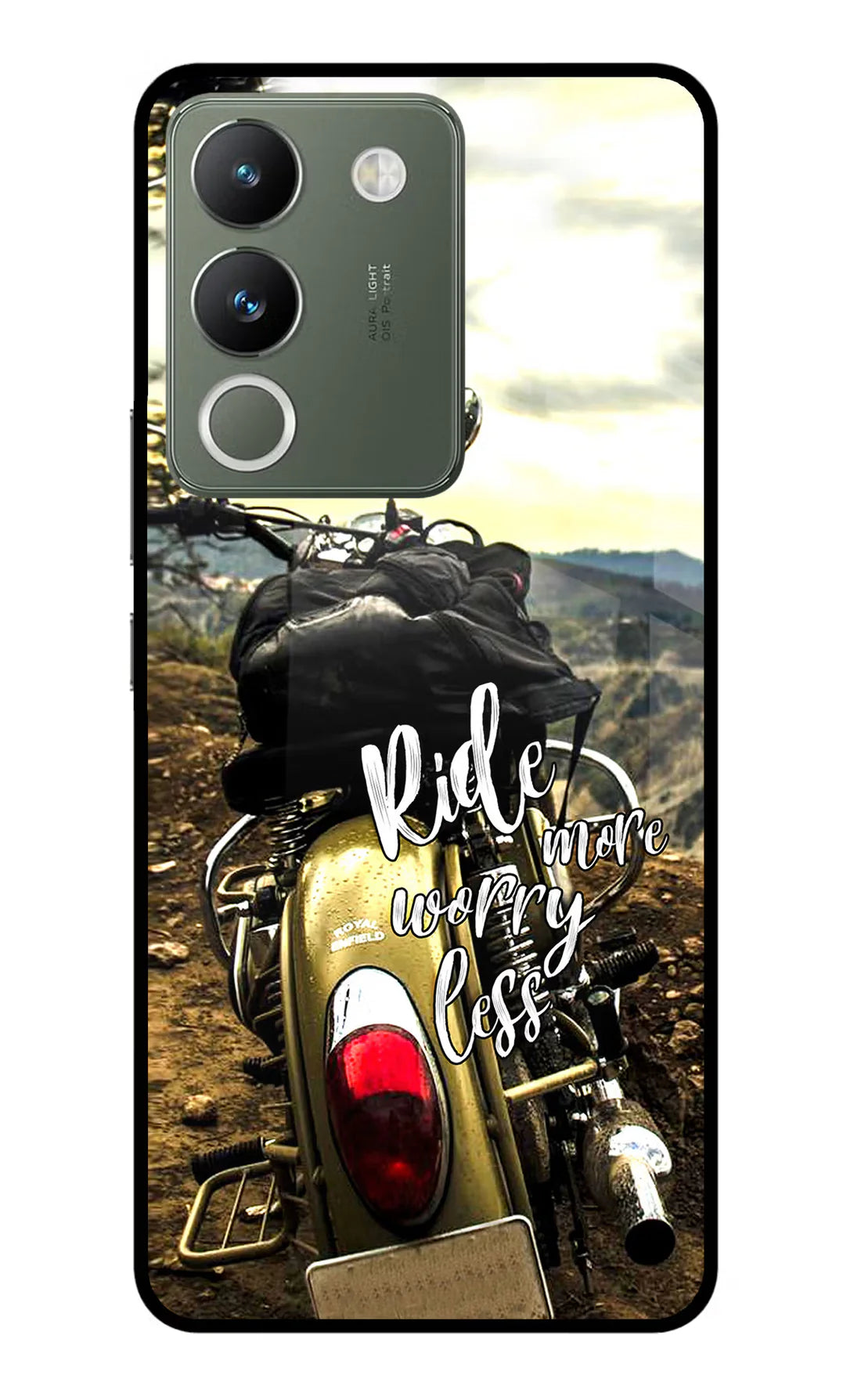 Ride More Worry Less Vivo Y200 5G Back cover
