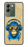 Monkey Headphone Vivo Y200 5G Glass Case