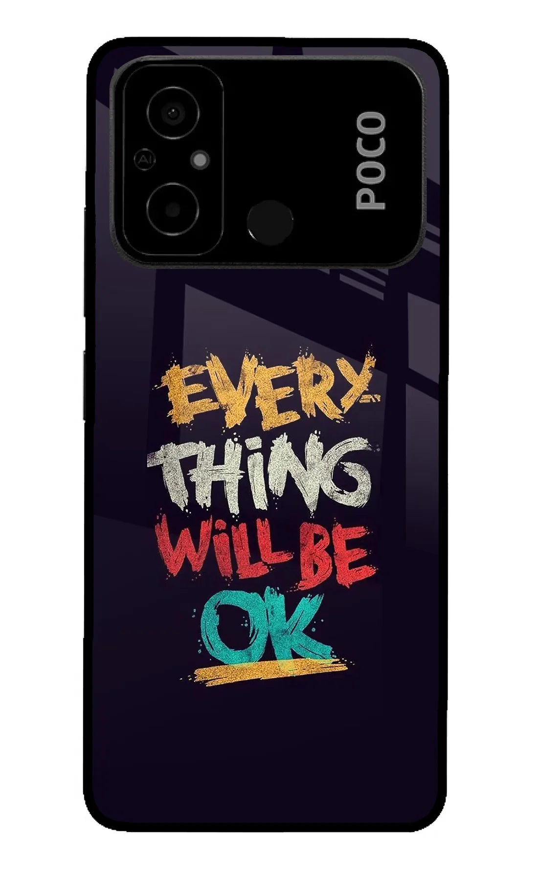 Everything Will Be Ok Poco C55 Back cover