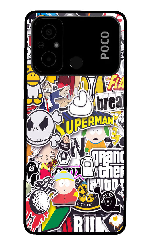 Sticker Bomb Poco C55  Back cover
