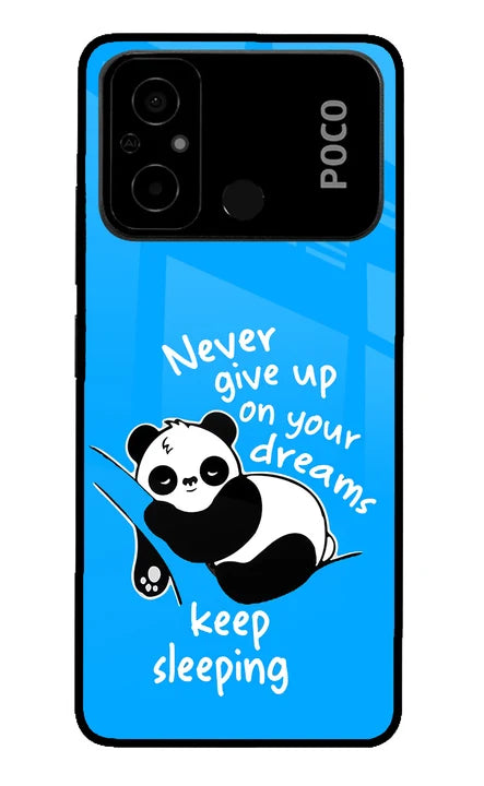 Keep Sleeping Poco C55 Back Cover