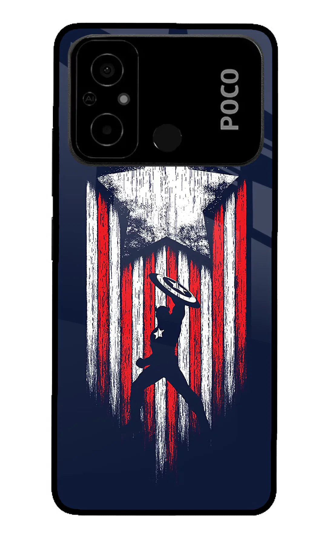 Captain America Marvel Art Poco C55 Back cover