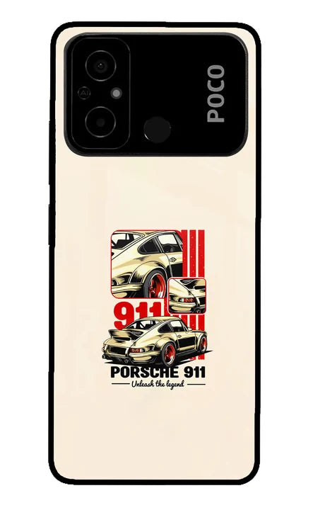 Classic Porsche 911 Poco C55 Back Cover