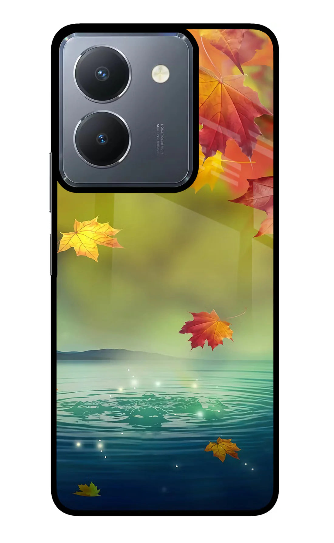 Flowers Vivo Y36 Back cover