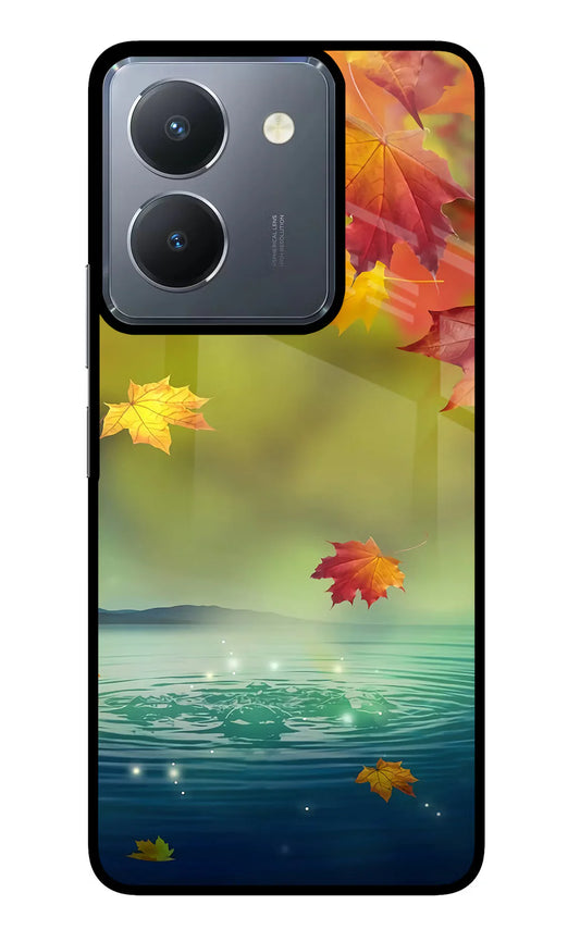 Flowers Vivo Y36 Back cover