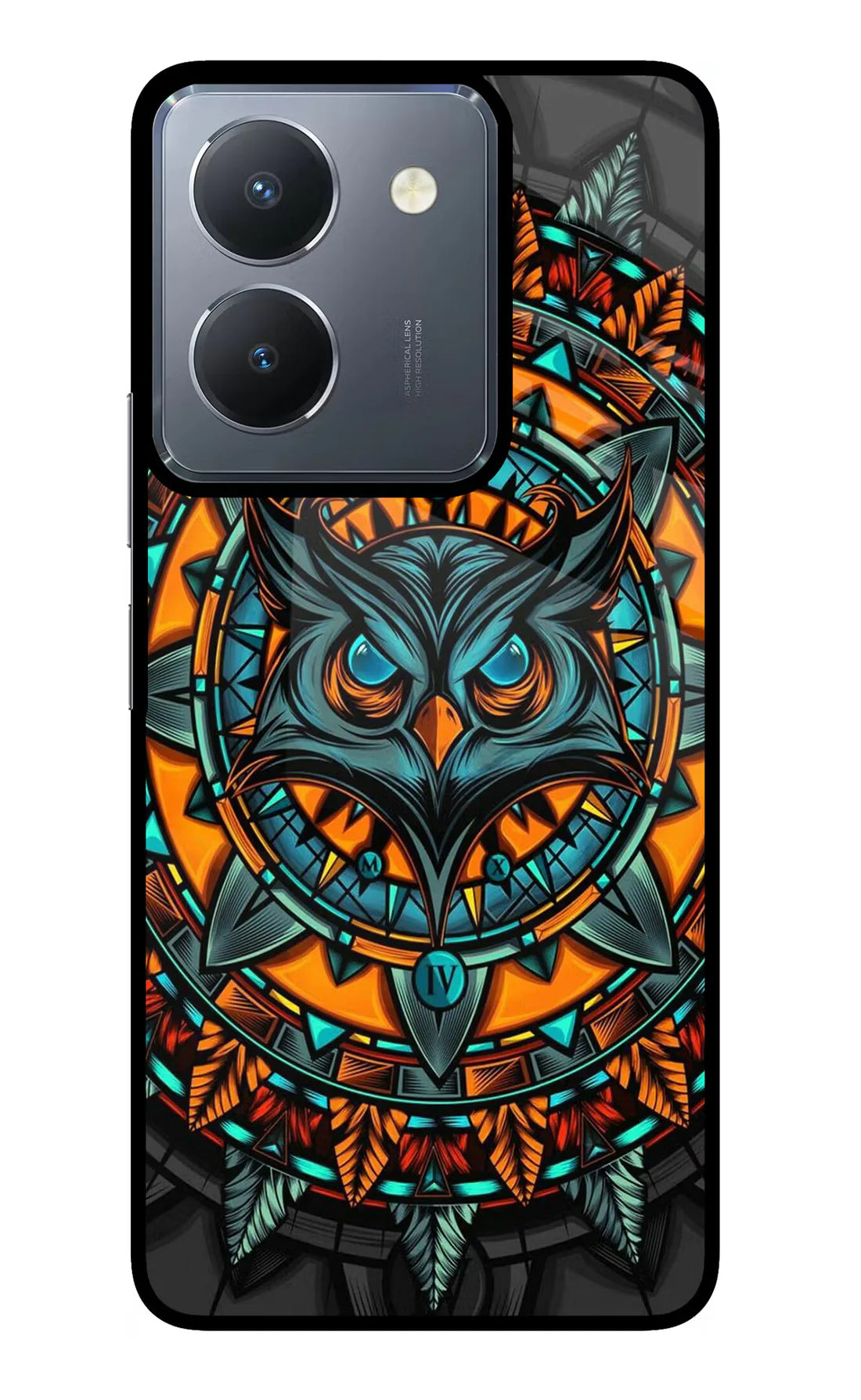 Angry Owl Art Vivo Y36 Back cover