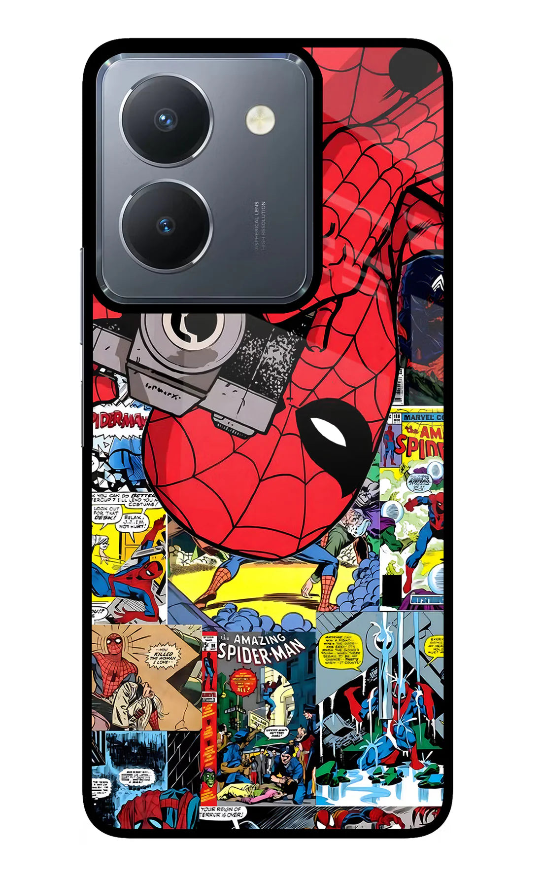 Spider Man Vivo Y36 Back cover