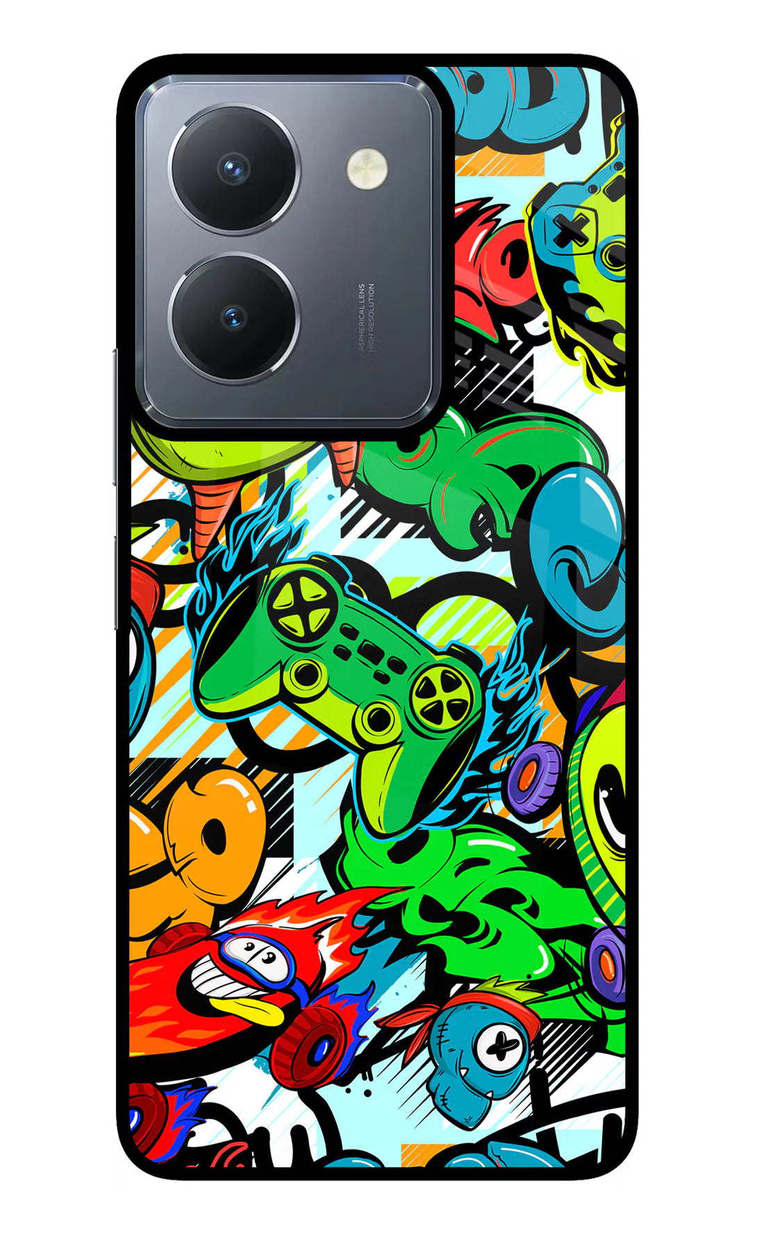 Game Doodle Vivo Y36 Back cover