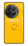 Happiness With Smiley Oneplus 12 Glass Case