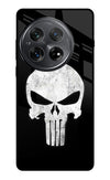 Punisher Skull Oneplus 12 Glass Case